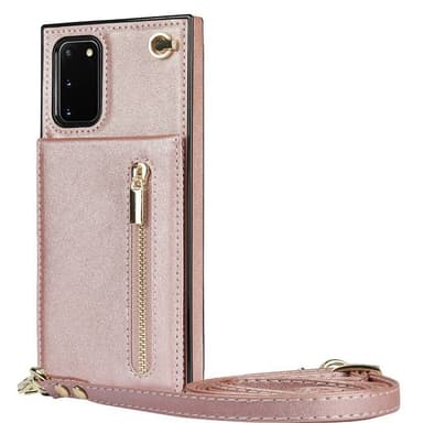 Zipper halskjede deksel Samsung Galaxy S20 - Rose