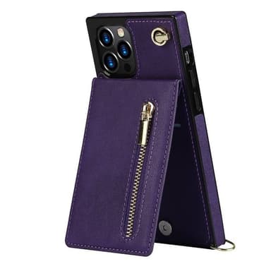 Zipper halskjede deksel Apple iPhone 12 Pro - Lilla