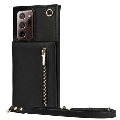 Zipper halskjede deksel Samsung Galaxy Note 20 Ultra - Sort