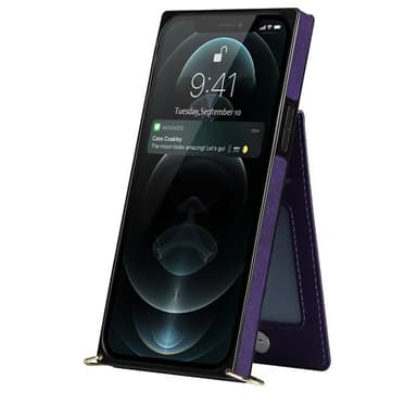 Zipper halskjede deksel Apple iPhone 12 Pro - Lilla