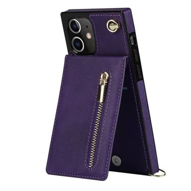 Zipper halskjede deksel Apple iPhone 12 - Lilla