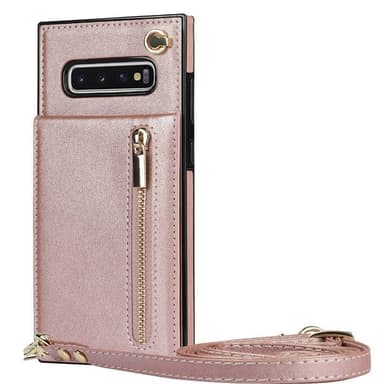 Zipper halskjede deksel Samsung Galaxy S10 - Rose