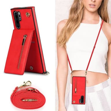 Zipper halskjede deksel Huawei P30 Pro - Rød