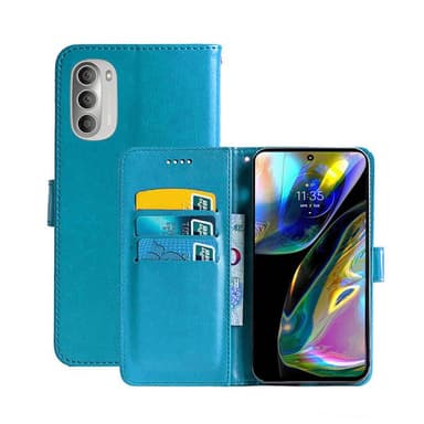 Mobil lommebok 3-kort Motorola Moto G82 5G - Lyseblå