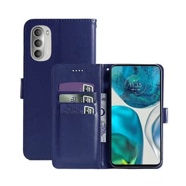 Mobil lommebok 3-kort Motorola Moto G52 - Mørkeblå