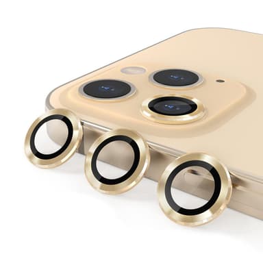INF Linsedeksel iPhone 13 Pro / 13 Pro Max 3-pack Gold