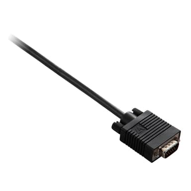V7 V7E2VGA-02M-BLK, 2 m, VGA (D-Sub), VGA (D-Sub), Svart, Kina, Hane/Hane