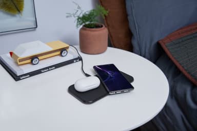 Zens Aluminium Dual trådløs lader