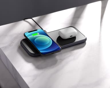 Zens Aluminium Dual trådløs lader
