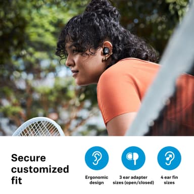 Sennheiser Sport helt trådløse in-ear hodetelefoner (sort)