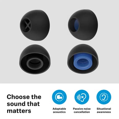 Sennheiser Sport helt trådløse in-ear hodetelefoner (sort)