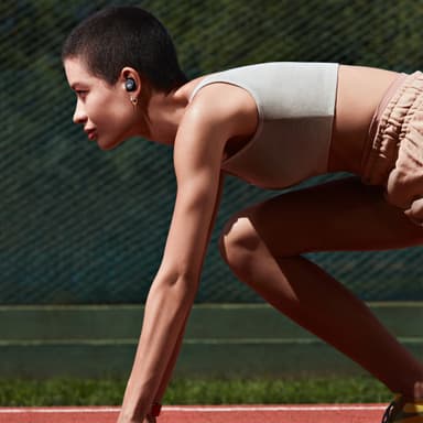 Sennheiser Sport helt trådløse in-ear hodetelefoner (sort)