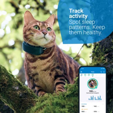 Tractive GPS tracker katt CAT LTE kattesporer (blå)