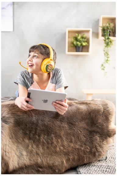 BuddyPhones Cosmos+ wireless around-ear hodetelefoner (solgul)