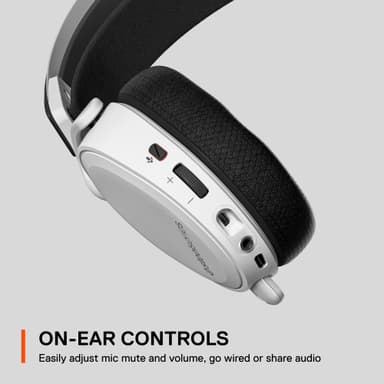 SteelSeries Arctis 7 Plus headset (hvit)