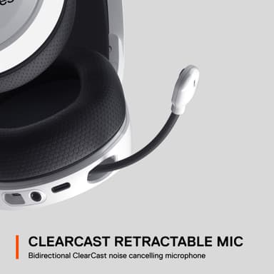 SteelSeries Arctis 7 Plus headset (hvit)