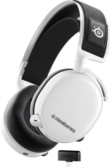 SteelSeries Arctis 7 Plus headset (hvit)