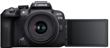 Canon EOS R10 speilløst kamera + RF-S 18-45mm IS STM objektiv