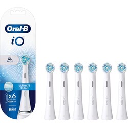 Oral-B iO Ultimate Clean tannbørstehoder 417828 6 pk (hvit)