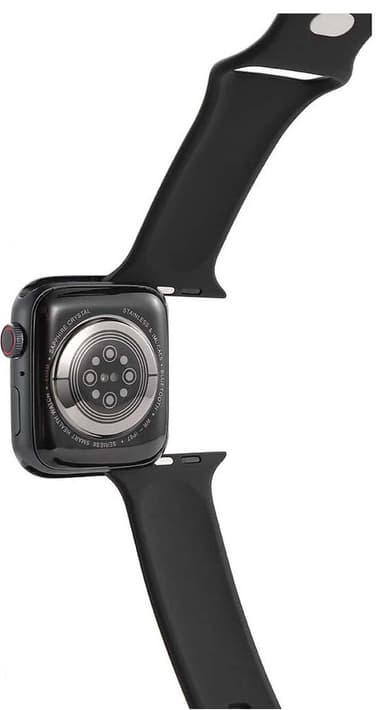 Gear silikonreim til Apple Watch 38-41mm (sort)