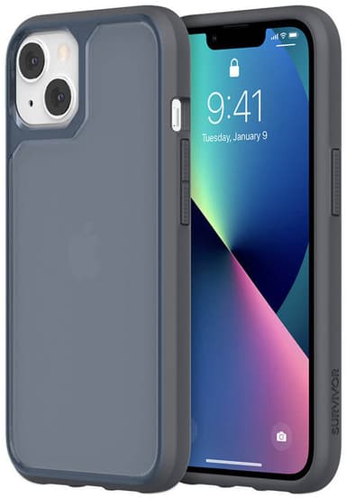 Survivor Mobilecase Strong mobildeksel til iPhone 13 (Blå/Grå)