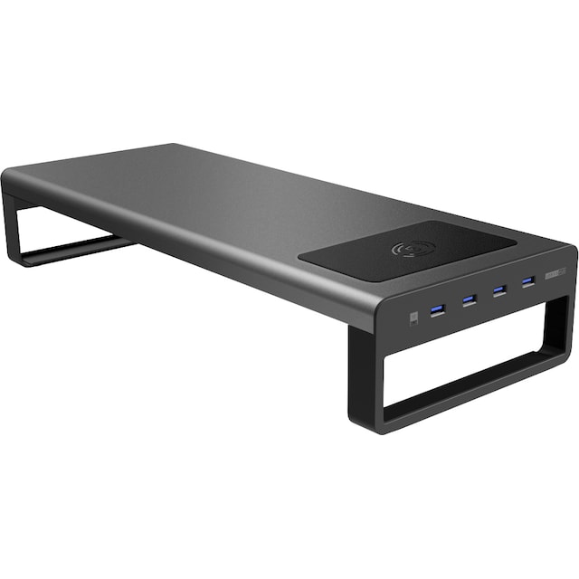 Essentials USB skjermstativ med trådløs lader