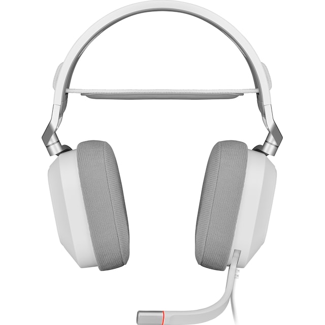 Corsair HS80 RGB USB gaming headset (hvit)