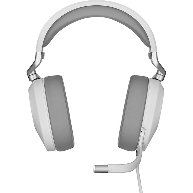 Corsair HS65 surround gaming headset (hvit)