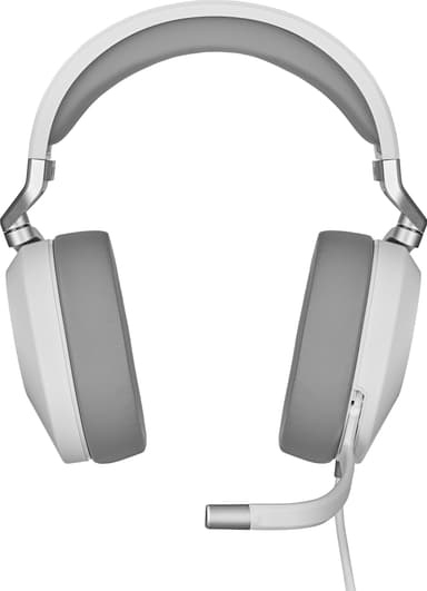 Corsair HS65 surround gaming headset (hvit)