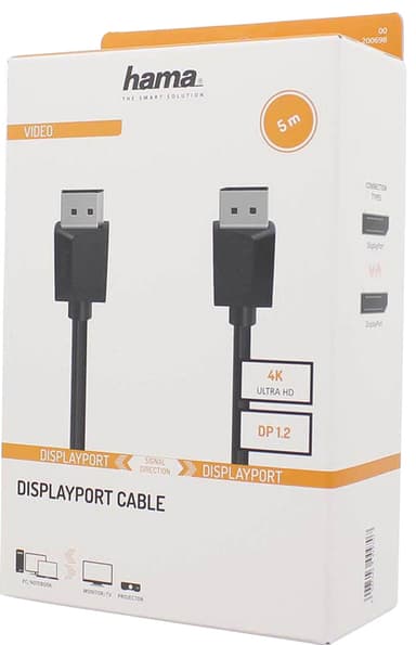 Hama Displayport 1.2 kabel (5 m)