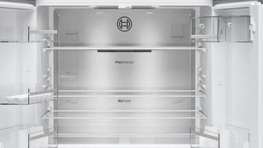 Bosch kombiskap KFN96AXEA (Sort inox)