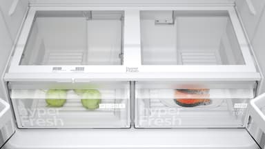 Siemens Kjøleskap/fryser kombinasjon KF96NVPEA (inox-easyclean)