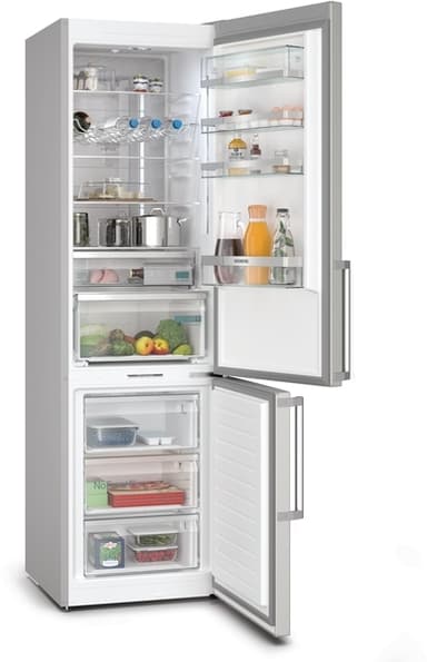 Siemens Kjøleskap/fryser kombinasjon KG39NAIBT (inox-easyclean)