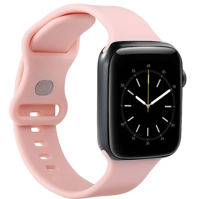 Gear silikonreim til Apple Watch 41-45mm (rose)