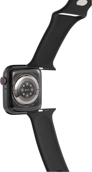 Gear silikonreim til Apple Watch 41-45mm (sort)