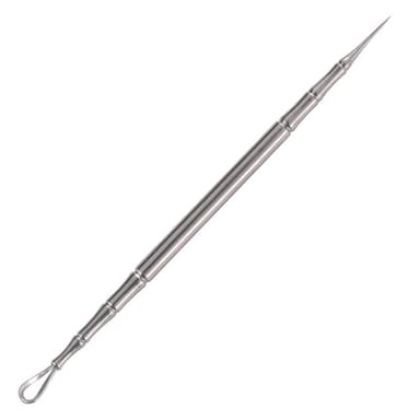 Blackhead remover med nål Sølv