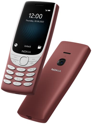 Nokia 8210 4G mobiltelefon (rød)