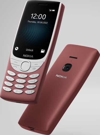 Nokia 8210 4G mobiltelefon (rød)