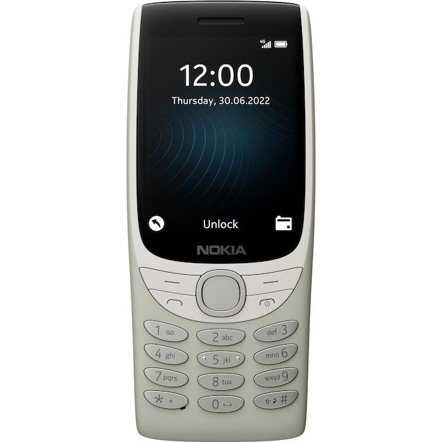 Nokia 8210 4G mobiltelefon (sand)