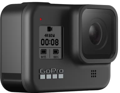 GoPro Hero 8 Black actionkamera med tilbehørsett