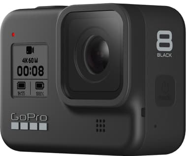 GoPro Hero 8 Black actionkamera med tilbehørsett