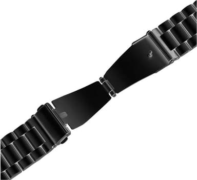 Puro klokkereim til Samsung Galaxy Watch 6/4/4 Classic (sort)
