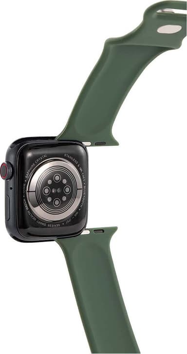 Gear silikonreim til Apple Watch 38-41mm (oliven)