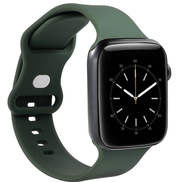 Gear silikonreim til Apple Watch 38-41mm (oliven)