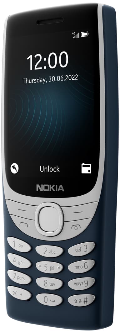 Nokia 8210 4G mobiltelefon (blå)