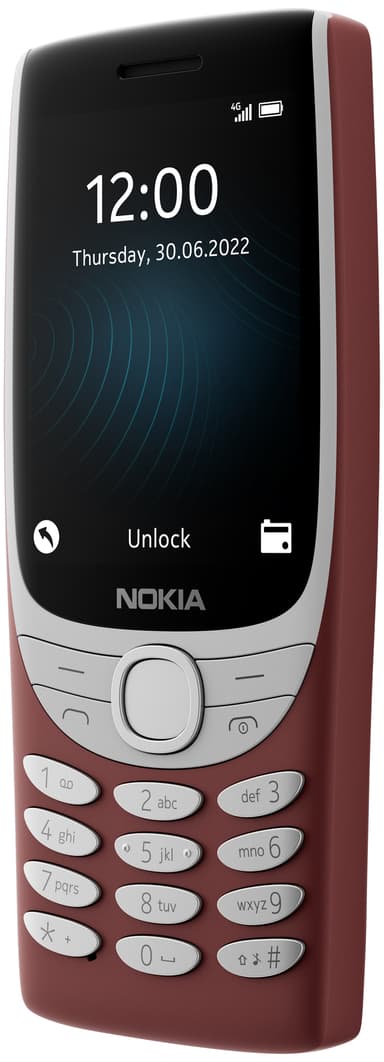 Nokia 8210 4G mobiltelefon (rød)