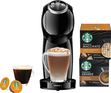 Nescafé Dolce Gusto Genio S Plus kapselmaskin samlepakke (sort)