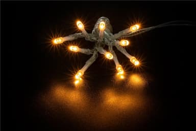 LED-ljusslinga med 10 lampor, batteridriven