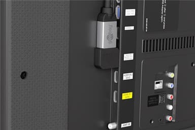 Goobay HDMIâ„¢-adapter, gullbelagt
