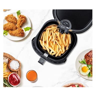 Air Fryer Rund Pergamentpapir 100-pak Gul 20 cm